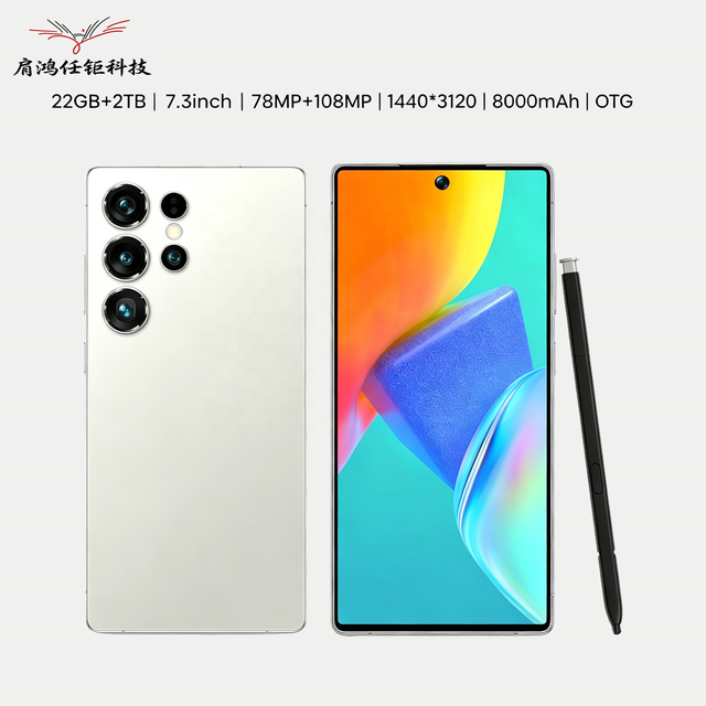 2026 New S25 Ultra Android 15 Built-in Pen 5G Smartphone 16G+1TB Full Screen Global Versions Telephone LTE Cheap Phone