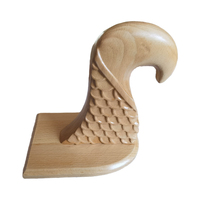 Fabricación de Componentes de Madera Personalizados, Piezas de Madera de Haya Fresadas por CNC, Mecanizado de Precisión de 5 Ejes, Artesanías de Haya