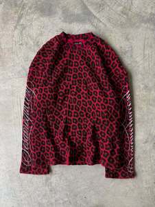 Custom Long Sleeve T <b>Shirt</b> for Men Leopard High Quality <b>Waffle</b> Tee <b>Shirts</b> <b>Waffle</b> Knit Long Sleeve Mens T <b>Shirt</b> - Product Image 2