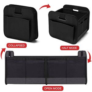 Organisateur de boîte de rangement Suv pliable en tissu Oxford de vente chaude pour organisateur de coffre de voiture de coffre de voiture - Product Image 4