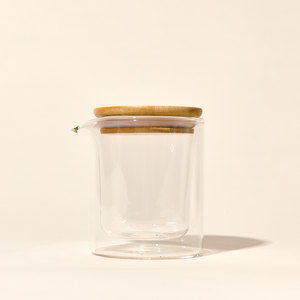 Portavelas de Doble Pared de Alta Calidad RU AIR de 200 ml, Vidrio de Borosilicato Soplado a Mano, Transparente, con Boquilla, para Navidad y Pascua - Product Image 6