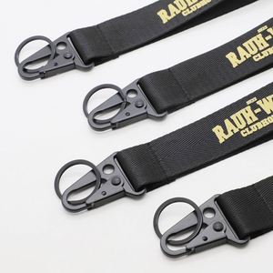 Wholesale Custom Tactical Key Straps Heavy Duty Nylon Keychain <b>Lanyards</b> with Olecranon Buckle for Car Enthusiasts Tuning Clubs - Product Image 2