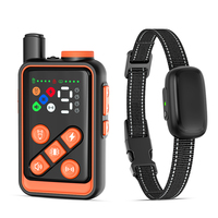 Collier de dressage pour chien TIZE, nouvelle arrivée, 5 en 1, étanche, rechargeable, ultrasonique, 300 m, collier à vibrations et à chocs