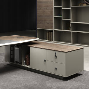 कार्यालय फर्नीचर तालिका कुर्सी संयोजन 2 मीटर कार्यालय कंप्यूटर टेबल एल-आकार बॉस काम डेस्क फर्नीचर बिक्री के लिए - Product Image 3