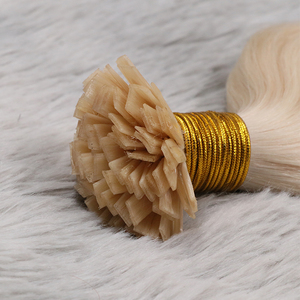 <span class=keywords><strong>Extension</strong></span> per Capelli K-Tip con Colla a Caldo e Punta Piatta <span class=keywords><strong>100</strong></span>% Umani Onda Body Wave e Onda Naturale Colore Biondo - Product Image 4