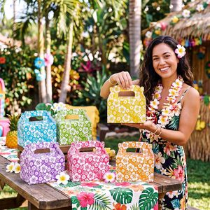 Boîtes à friandises personnalisées en couleur, en vrac, 24 pièces, boîtes à friandises en papier arc-en-ciel, en stock, pour les fêtes d'anniversaire des enfants, emballage de cadeaux - Product Image 6
