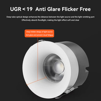Lumière LED de gypse super lumineuse moderne pour couloir de salon, projecteurs de plafond intelligents intégrés et minces en plâtre anti-éblouissement