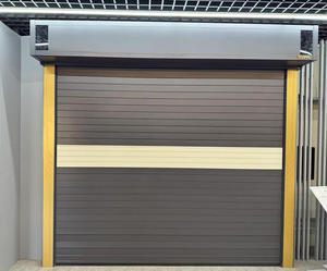 Puerta enrollable de gama alta Villa Seguridad Diseño personalizado Puerta automática de rulamiento - Product Image 6