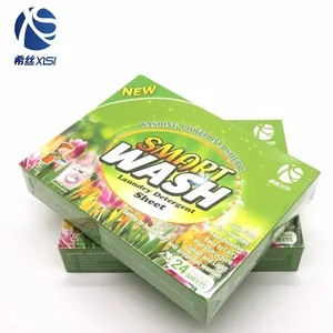 New household product eco friendly laundry detergent strips wholesale washing detergent sheets