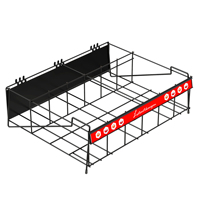 Bâton de batterie personnalisé Bin Rack de stockage pour Slatewall, support d'affichage des instruments de musique