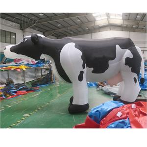 Şişme süt inek şişme süt inek sığır boğa çiftlik promosyon reklam için üfleyici ile - Product Image 2