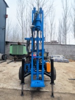 Promotion Exceptionnelle : Foreuse Rotative Hydraulique Entièrement Automatique sur Chenilles de 22 CV pour Puits d'Eau Profonds (100-150 Mètres)