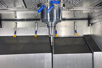 Centre d'usinage vertical CNC 5 axes MX800 Bridge Gantry avec table rotative, commande Heidenhain, broche HSK A63
