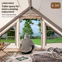 Tente de glamping gonflable, tente bulle, abri imperméable facile à installer pour les safaris, les resorts, la plage et les événements en plein air