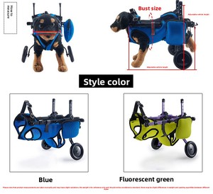 Fauteuil roulant <span class=keywords><strong>pour</strong></span> <span class=keywords><strong>chien</strong></span> en maille détachable facile à nettoyer, <span class=keywords><strong>chariot</strong></span> de mobilité réglable en hauteur et en longueur <span class=keywords><strong>pour</strong></span> chiens blessés ou handicapés - Product Image 6
