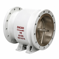 Válvula de Retención Manual de Flujo Axial para Gas, Conexión con Brida, OEM Disponible