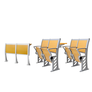Modern Style University Furniture Factory Direct Fixed School <strong>Chair</strong> and <strong>Desk</strong> Set in College <strong>Lecture</strong> <strong>Hall</strong> Made of Wood - Product Image 3