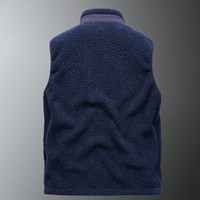 Logo personnalisé veste utilitaire surdimensionnée extérieur polaire hommes sans manches vêtements d'hiver gilet polaire