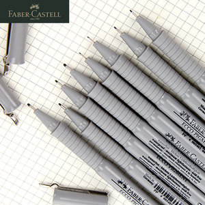Penna per Contorni Impermeabile Faber-Castell con Punta a Ago per Disegno <span class=keywords><strong>Manga</strong></span>/Anime, Finitura Bordi Neri, Schizzi Semplici - Product Image 6