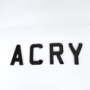 R nóng bán tùy chỉnh 4D Acrylic trống số tấm phản chiếu phim Anh Acrylic đen 3D Gel thư giấy phép tấm số - Product Image 5