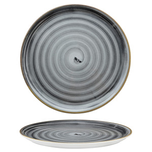 Plato para Pizza Saturnia Napoli Negro con Impresión Digital Circus de 33 cm, Suministros para Hostelería, Vajilla al por Mayor - Product Image 1