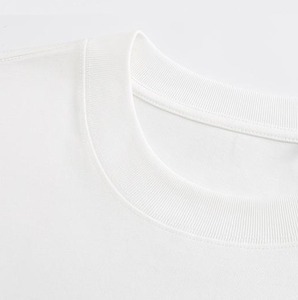 T-shirt blanc en coton pour <span class=keywords><strong>homme</strong></span>, coupe oversize, doux, <span class=keywords><strong>20</strong></span> fils peignés, pur coton, à manches courtes, vente en gros - Product Image 4