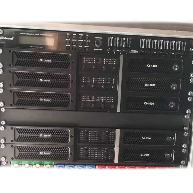 Pro Audio Digital K4-1000 Full Range 4 Channel Class D Music 1000 Watts Power Amplifier
