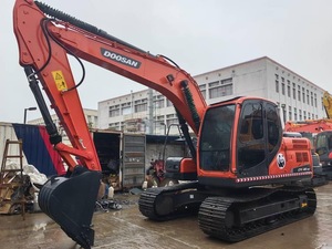 Excavadora de orugas hidráulica original Doosan DX140 usada de 14 toneladas, DX 140 150 225 300, bajas horas de trabajo, CE, 2000, Corea del Norte - Product Image 2