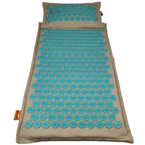 Tapis de santé d'acupression en lin naturel écologique et ensemble d'oreiller soulagement de la douleur tapis de Yoga d'<span class=keywords><strong>acupuncture</strong></span> - Product Image 2