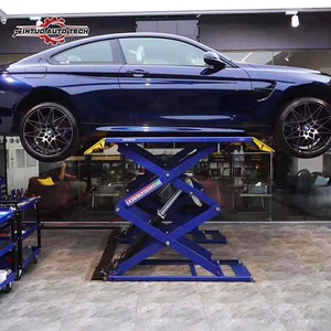 Xinjintuo 3500kg <span class=keywords><strong>Car</strong></span> Hoist <span class=keywords><strong>Mini</strong></span> Elevador hidráulico de reparación de automóviles Ultra Thin Vehicle Lifter con Ce - Product Image 4