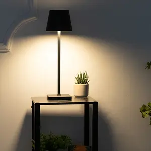 Outdoor IP54 Lampada Da Tavolo battery touch portable modern nordic restaurant dining light cordless rechargeable led table lamp