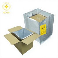 Sac en aluminium tridimensionnel sur mesure OEM, anti-humidité, anti-EDS, à fond carré pour couvertures de machines