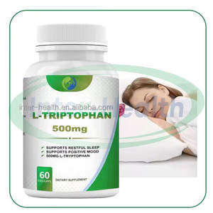Capsule di L-Triptofano OEM Etichetta Privata Integratore per il Sonno di Amminoacidi in Bulk Capsule di Triptofano 5-HTP - Product Image 2