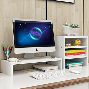 Desktop <b>Computer</b> Riser Stand Monitor Screen Base <b>Desk</b> Lift Storage Rack Laptop Stand Rectangle 3 Floors Standing Type Office - Product Image 3