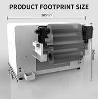 Artiprint fiable 4050 A2 UV cylindre rotatif vernis à plat UV jet d'encre UV DTF imprimante à rouleaux pour bois acrylique métal impression