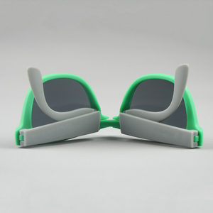 Gafas de sol plegables de bolsillo compacto con protección UV400 2024, logotipo personalizado, sombrillas de verano Unisex, negro, verde, amarillo, rojo y azul - Product Image 6