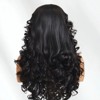 Big Bouncy Waves mit Seitenteil Loose Wave Layers 13*4 Pre Everything Lace Frontal Perücke mit Invisi Draw string Perücken Echthaar