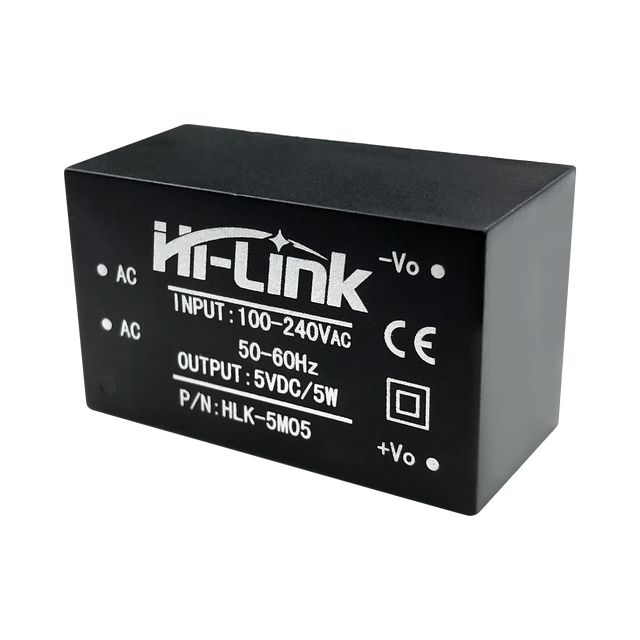 Hot Sale AC-DC Pcb Power Supply Step-down Transformer Hi-Link 5M03 5M05 5M09 5M12 5M24 5W 3.3V/5V/9V/12V/24V 1500mA 1A Output