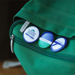 Рекламный логотип, значок на жестяной пуговице с защитной булавкой в форме звезды, значки на пуговицах - Product Image 4