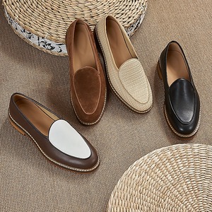 Mocasines Transpirables para Hombre, de Cuero Suave, con Suela Gruesa, Zapatos Casuales Ligeros, Estilo Slip-On, con Cuero Vacuno de Grano Completo - Product Image 4