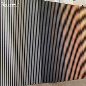 垂直PVCWPC溝付き壁パネル外部Co押し出し木製プラスチック複合スラットウォールクラッド屋外アパート用 - Product Image 2