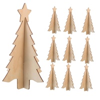 Adornos de Madera para Árbol de Navidad, Decoraciones Colgantes de Madera para Árbol de Navidad, Fiesta, Hogar, Decoración Festiva