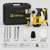 Marteau perforateur rotatif électrique GSfixtop 32mm 1500W 6J à énergie d'impact, brise-mur, marteau-piqueur AVT, personnalisation légère, OEM