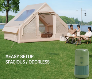 Inflatable Air Tent Three-season Camping Shelter Portable Outdoor Cabin Tent Easy Setup Waterproof 3000mm One Bedroom Living - Product Image 4
