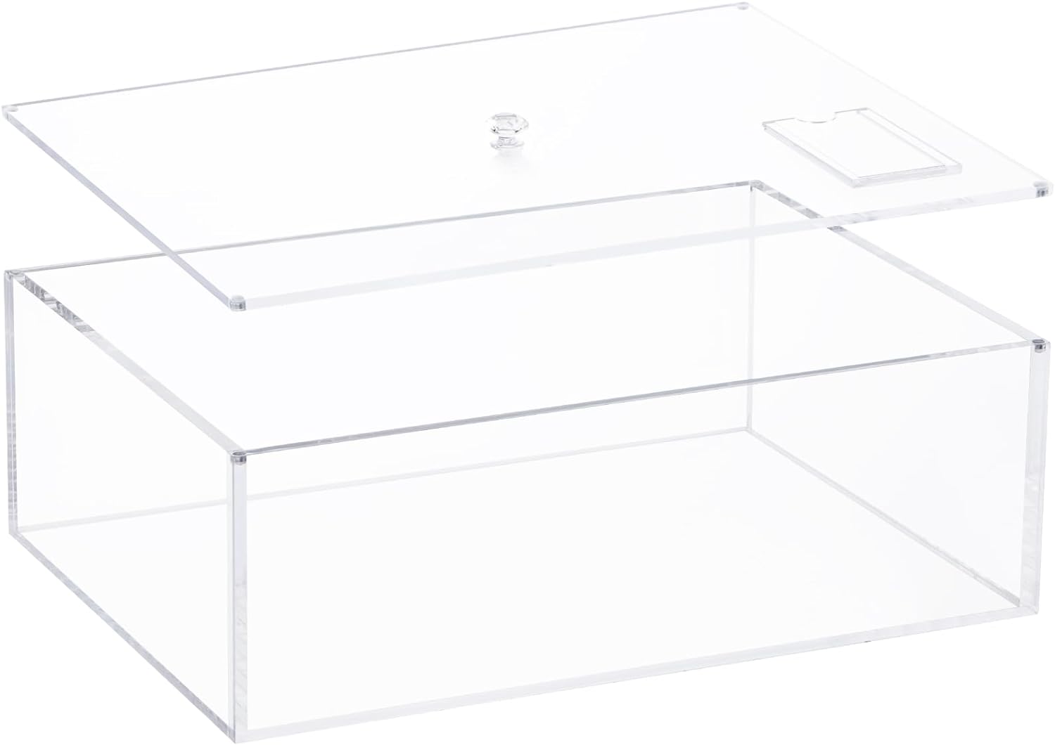 acrylic box with step lid