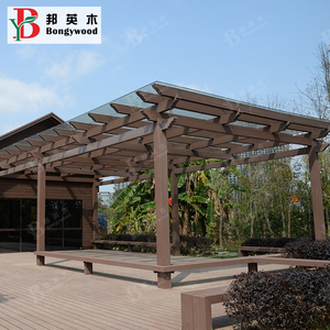 Pérgola WPC duradera, fácil <span class=keywords><strong>de</strong></span> instalar, impermeable, paisaje, porche, pérgola compuesta <span class=keywords><strong>de</strong></span> plástico y <span class=keywords><strong>madera</strong></span> - Product Image 3