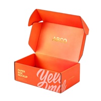 Boîtes d'expédition en carton ondulé kraft auto-érectables, personnalisées, durables, écologiques, recyclables, avec pelliculage mat et gaufrage