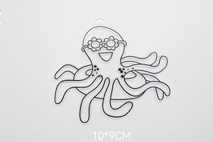 油漆你自己的DIY塑料suncatcher窗户艺术套件-Nox-有毒4.5英寸散装包装提供原始设备制造商 - Product Image 6