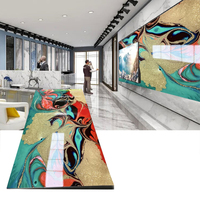 Papier peint 3D 2 mm 3 mm, panneau mural en PVC UV, décoration intérieure, panneaux muraux en PVC effet marbre