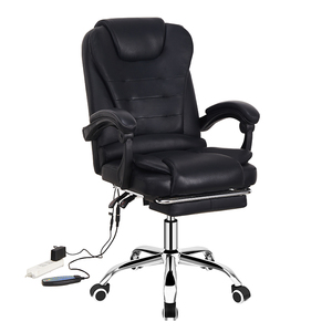 <span class=keywords><strong>Poltrona</strong></span> da Ufficio Ergonomica Girevole 2026 Boss in Similpelle con Massaggio, Sollevamento, Rotazione, Poggiapiedi e Regolazione per <span class=keywords><strong>Scrivania</strong></span> - Product Image 1